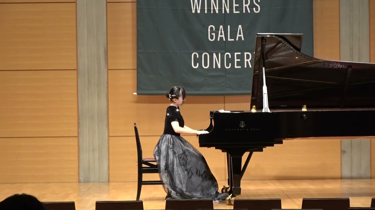 全日本ピアノコンクール2024　入賞者コンサート　中学生部門　竹﨑凛音