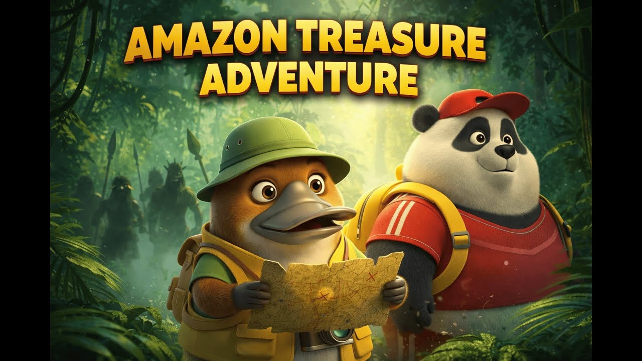 David & Justin’s Amazon Treasure Adventure | Jungle Escape Story
