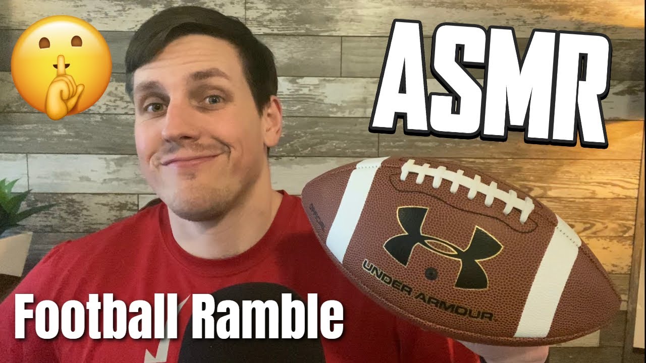 ASMR From My Living Room Close Up Whispered Ramble Lets Talk Football Bets! (Whispered + Tapping)
