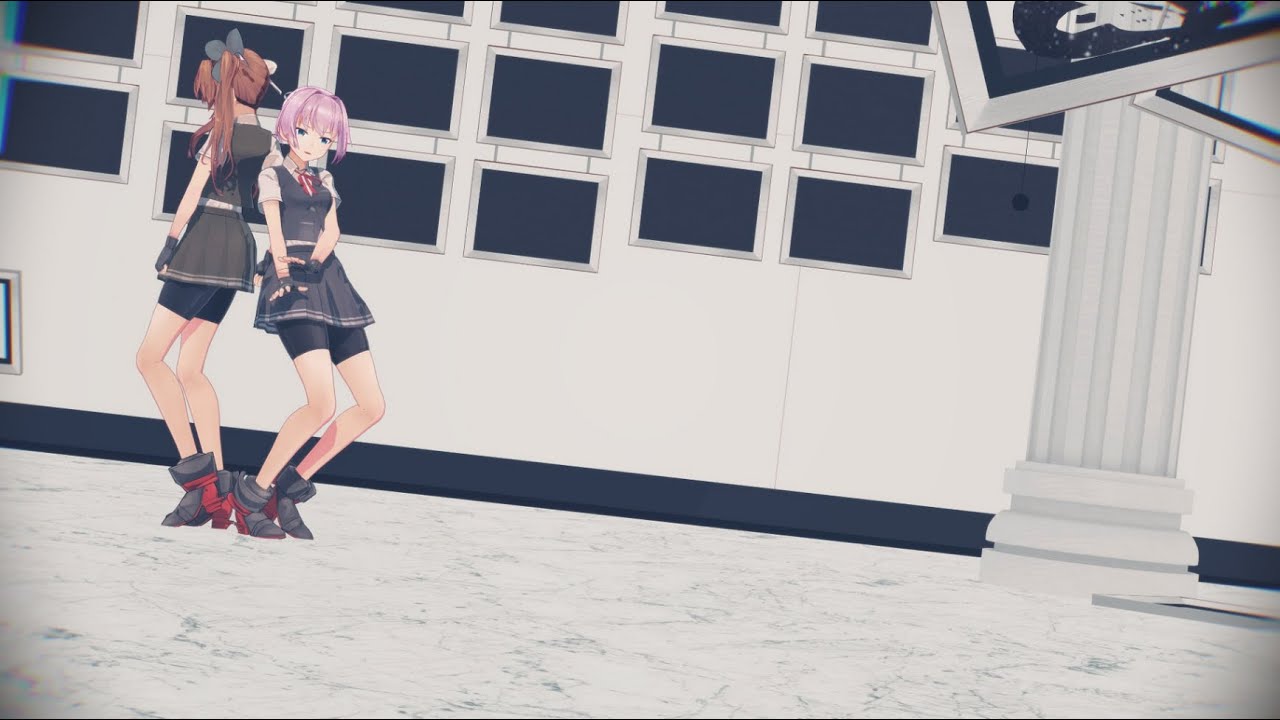 【MMD艦これ】絶え間なく藍色【陽炎＆不知火】