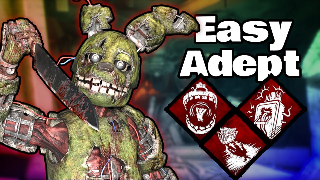The Easiest Adept I've Ever Done | Dead By Daylight Springtrap Gameplay