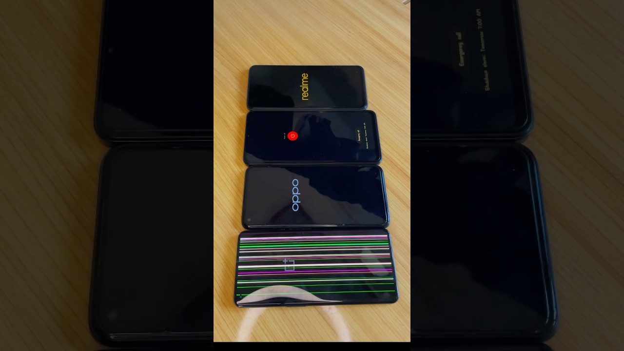 Oneplus vs old oppo vs new Realme boot test#shorts #android