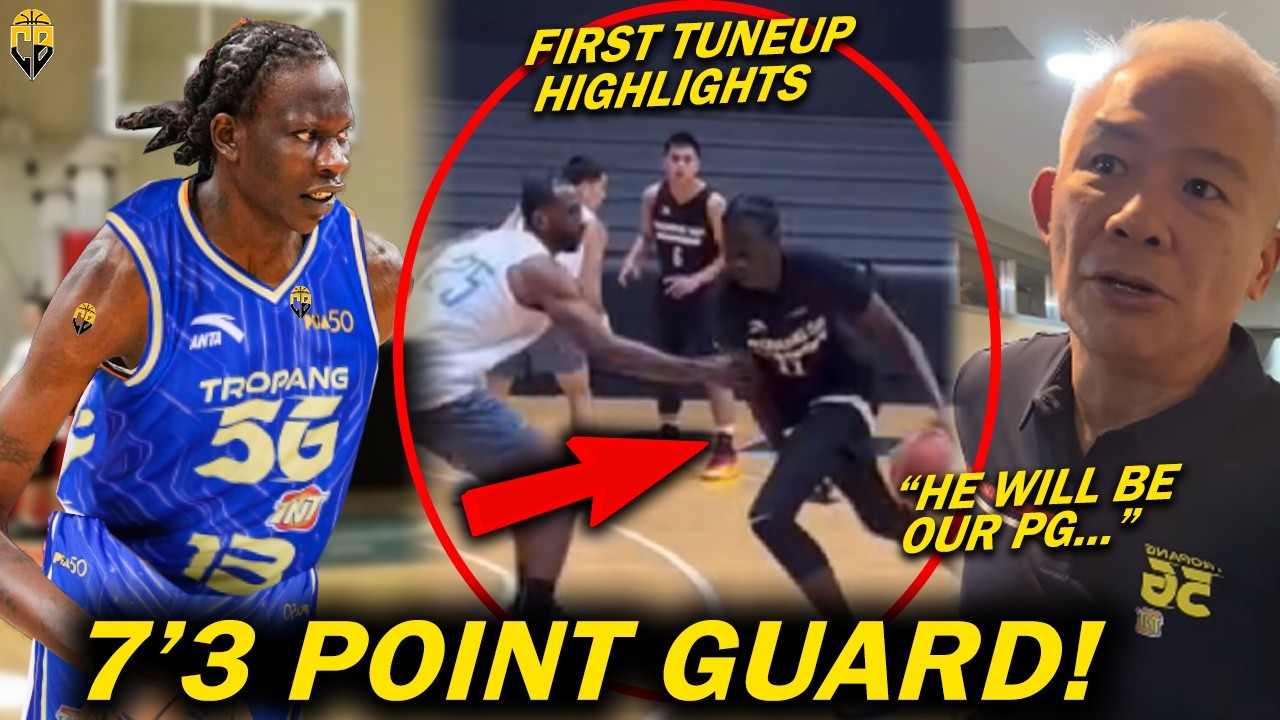 LAGOT ang PBA! BOL BOL ginawang POINT GUARD ng TNT! Pinasayaw ang Meralco Import sa Tuneup Game!
