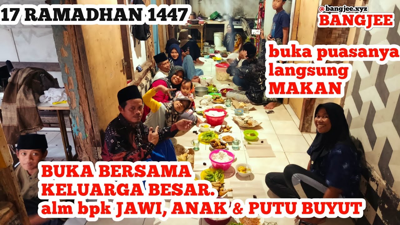  Buka puasanya langsung makan