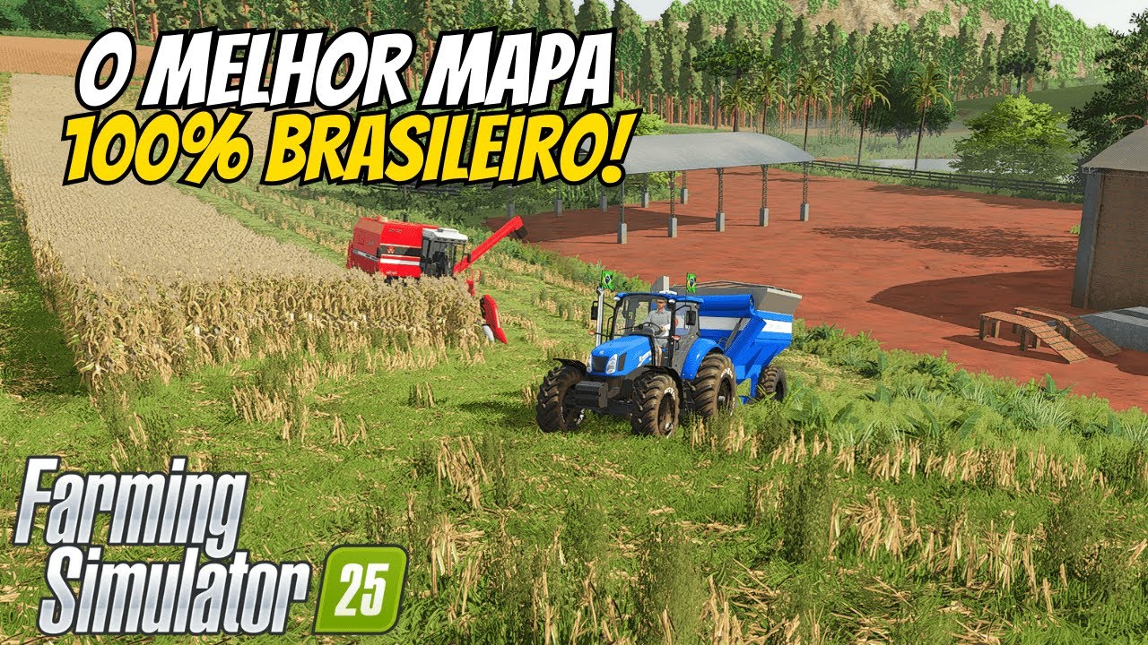 APRESENTANDO O MEU PRIMEIRO MAPA 100% BRASILEIRO PARA O FARMING SIMULATOR 25!