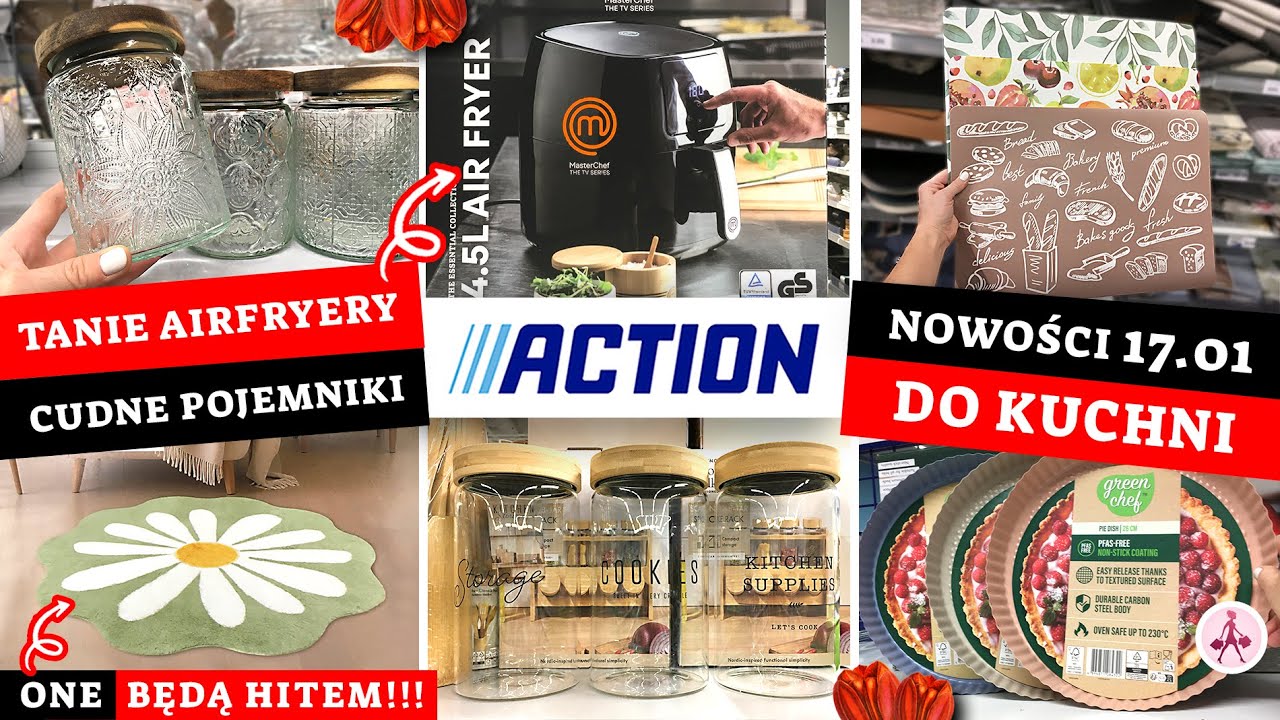 ACTION Nowości do kuchni 😍❤️ Cudne słoiki i formy do pieczenia ❤️ Maty na stół tylko 4zł! 😱