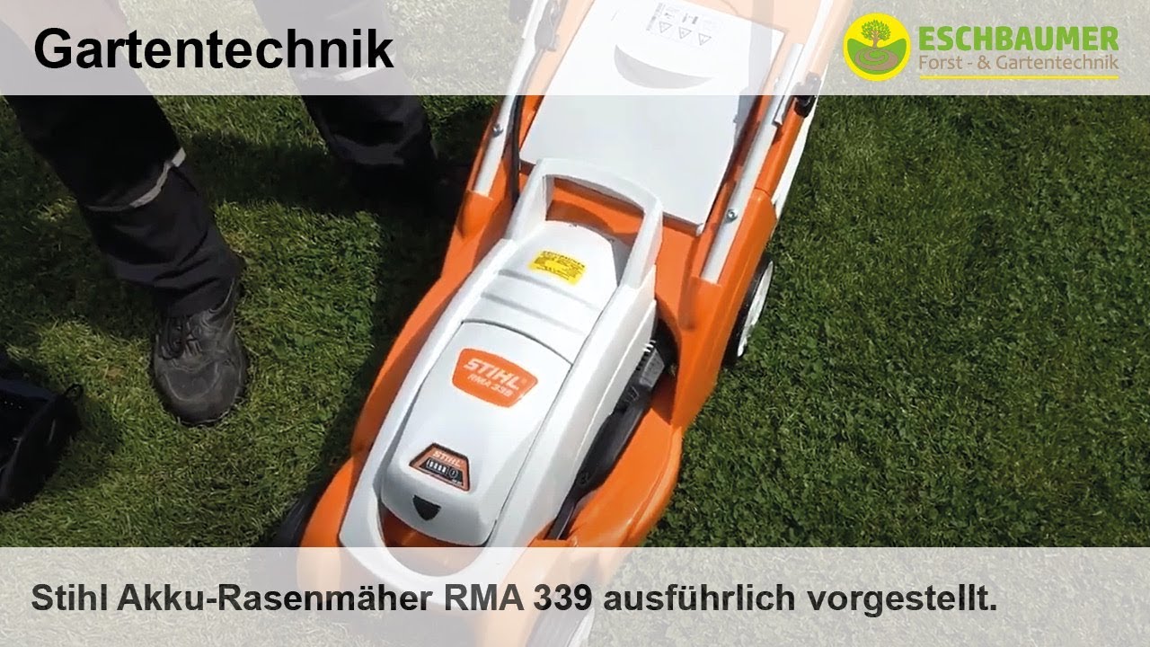 Stihl Akku-Rasenmäher RMA 339 ausführlich vorgestellt