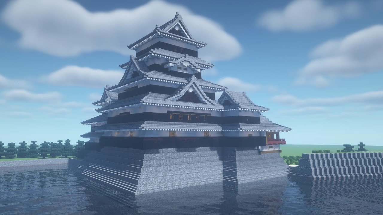 【Minecraft】松本城の作り方 Part1 大天守①