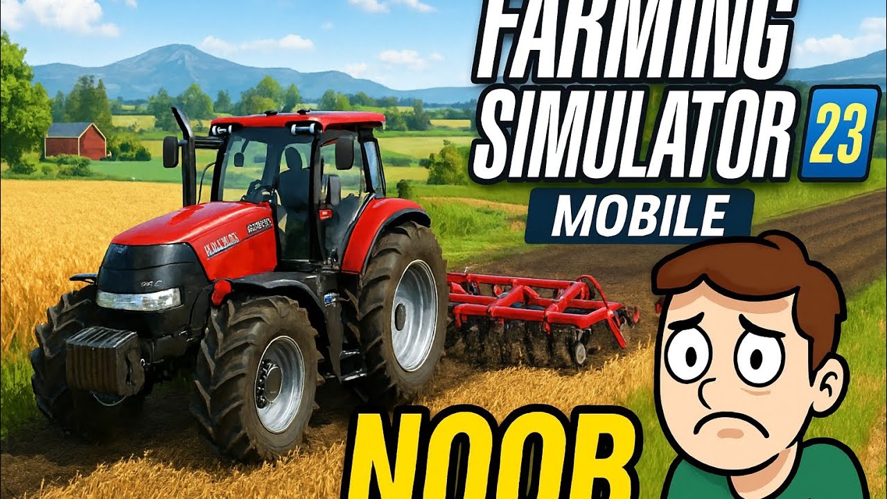 I Tried Farming Simulator 23 Mobile… TOTAL NOOB!