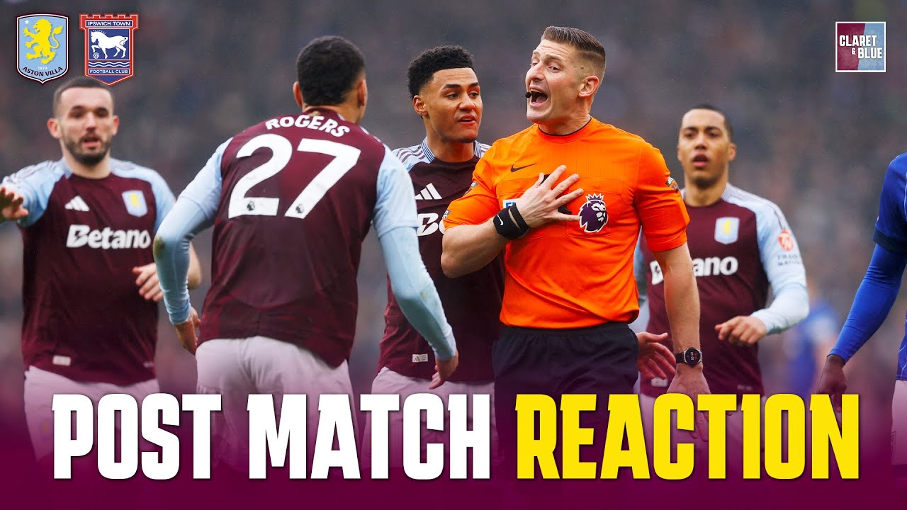 DREADFUL result for Villa against 10-man Ipswich