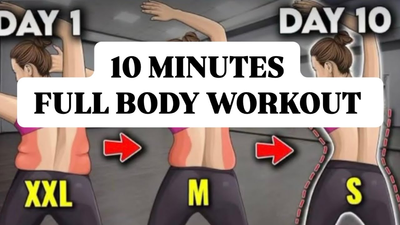 10mins FULL BODY WORKOUT #homeworkout #fullbodyworkout #workout #flatbelly #fatloss #weightloss