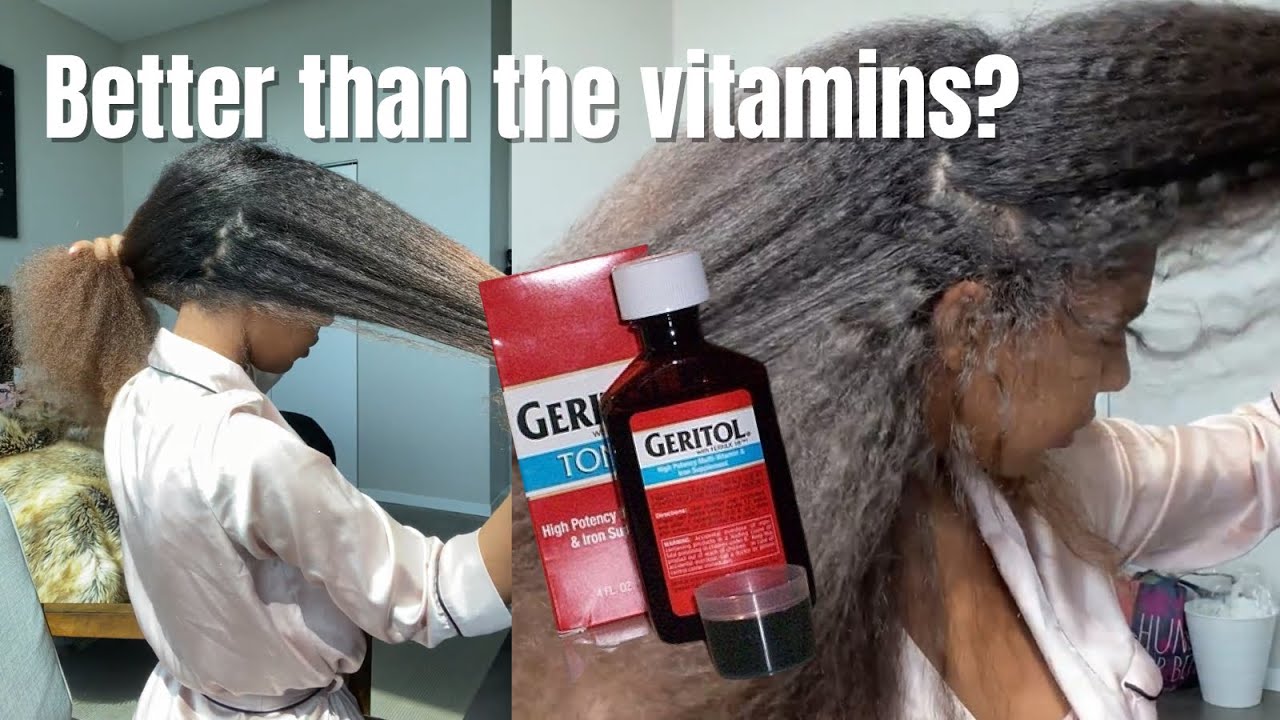 Liquid Geritol for hair growth! Better than the vitamin? Rapid Results Fast Hair Growth