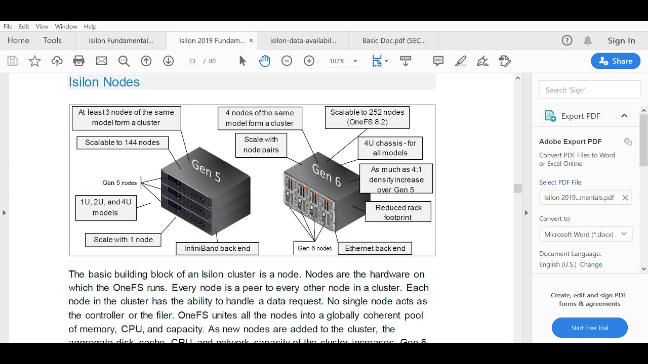 Difference Between Isilon Gen 5 vs Isilon Gen 6