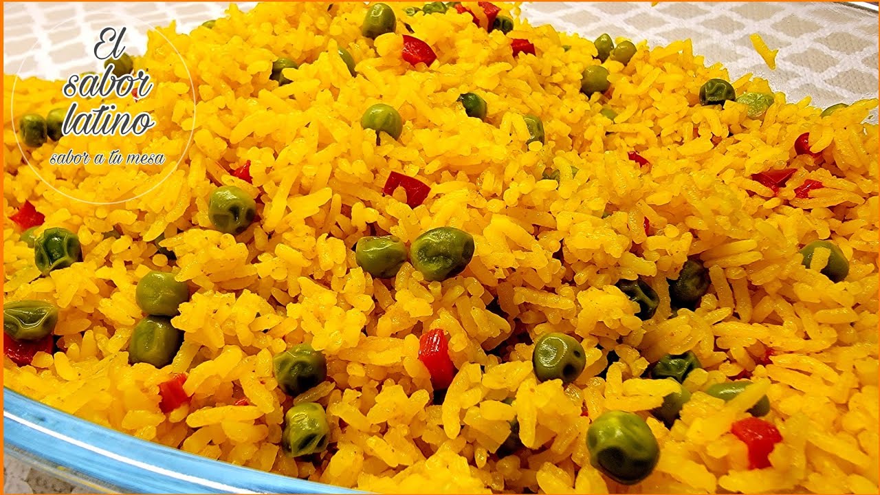 🔴 Como Hacer un Delicioso Arroz Navide&ntilde;o F&aacute;cil |Arroz Amarillo💥