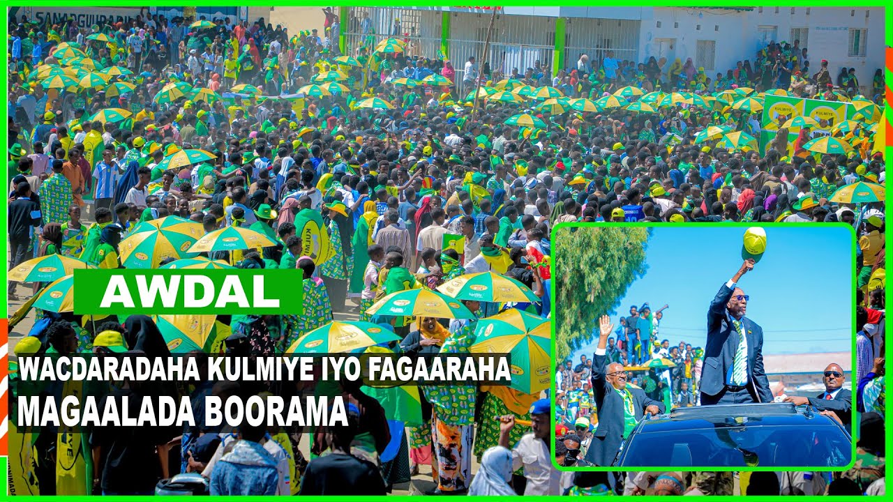 Madaxweynaha JSL Muuse Biixi Cabdi iyo Fagaaraha Khayriyadda Borama.