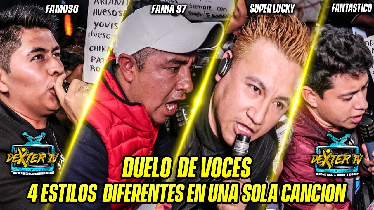 🔥 DUELO DE VOCES / SONIDO FAMOSO, SONIDO FANIA 97, SONIDO SUPER LUCKY Y SONIDO FANTASTICO AMOZOC