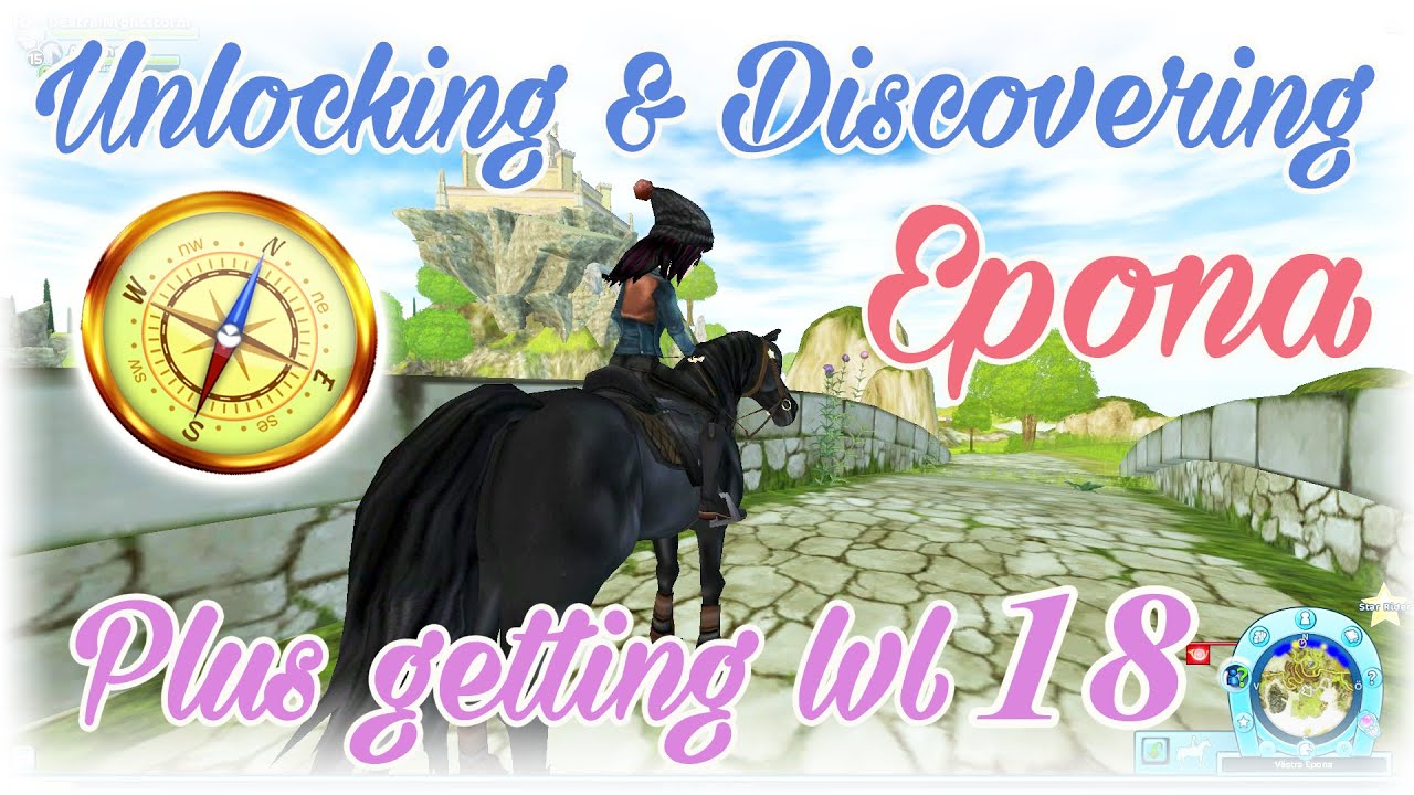 Unlocking and Discovering Epona & lvl 18 Star Stable