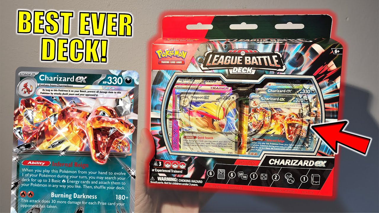 BEST EVER Pokemon Deck! - Upgrading the Charizard ex League Battle Deck