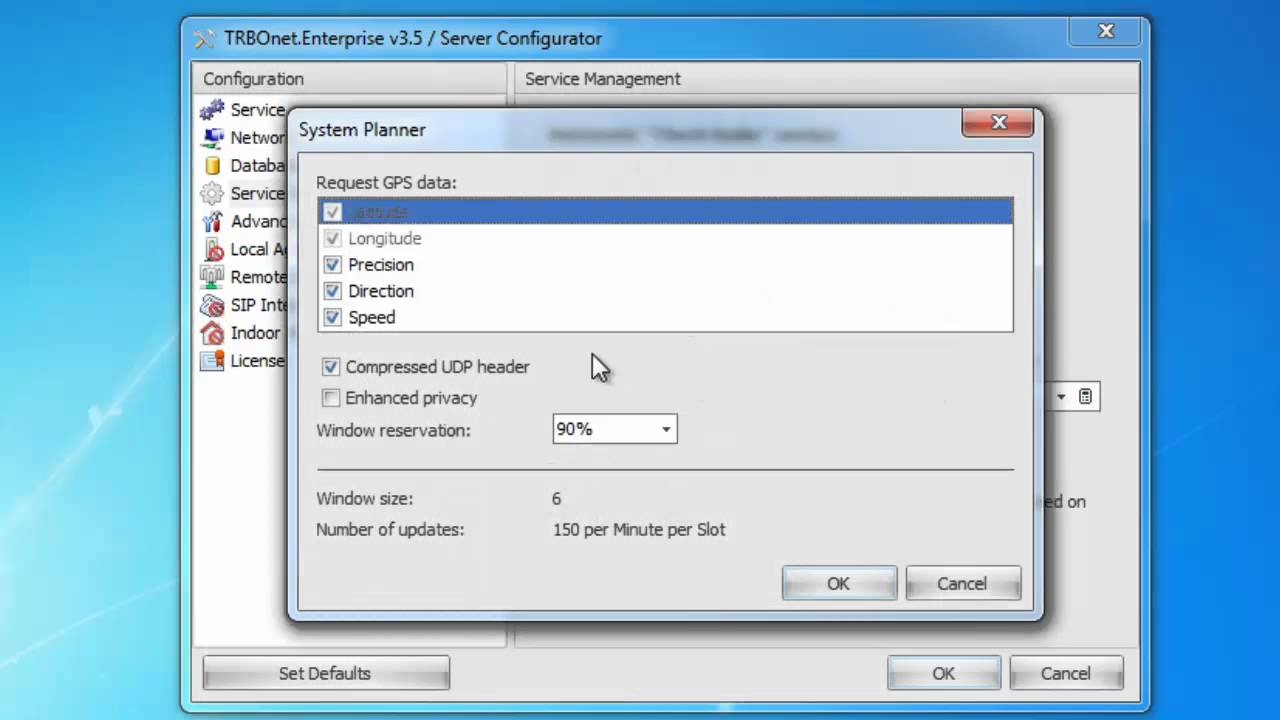 TRBOnet Server Config