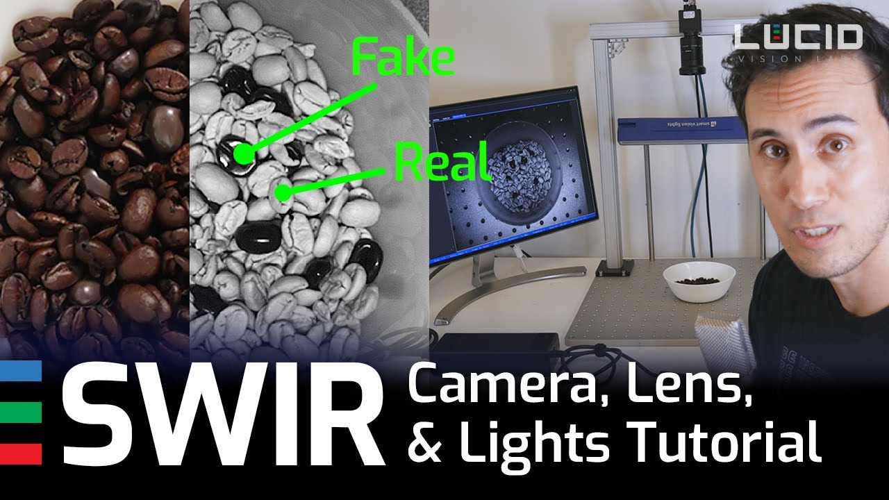 SWIR Camera Coffee Bean Inspection - Tutorial: SWIR Camera, Lens, Lights