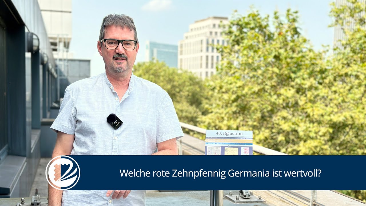 Welche rote Zehnpfennig Germania ist wertvoll?