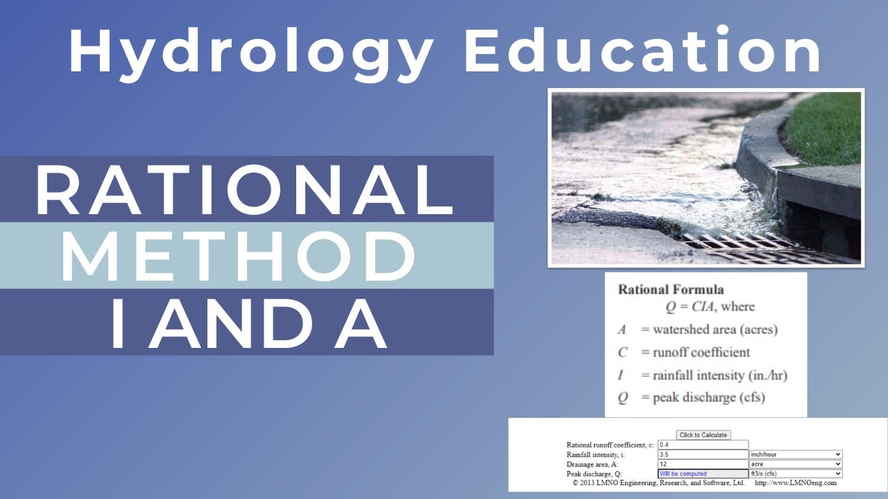 Basics of the Rational Method PART 3 | Rainfall Intensity and Project Area