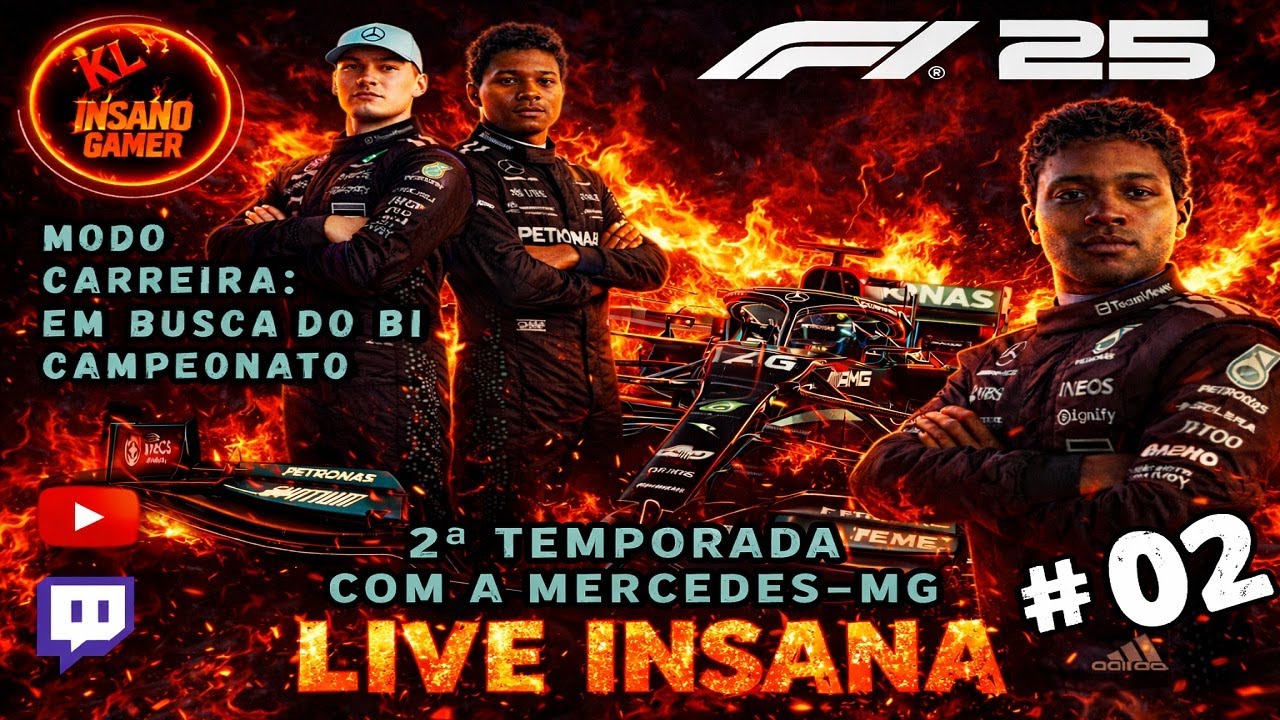 F1 2025 #02 – Rumo à 2ª Vitória! GP do Japão 🇯🇵 e Bahrein 🇧🇭 AO VIVO