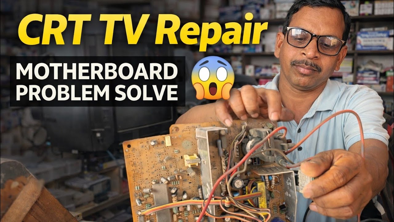 Videocon Old TV Repair 🔧 | TV Me Picture Nahi Aa Rahi Kaise Thik Kare | Sound Hai Par No Display