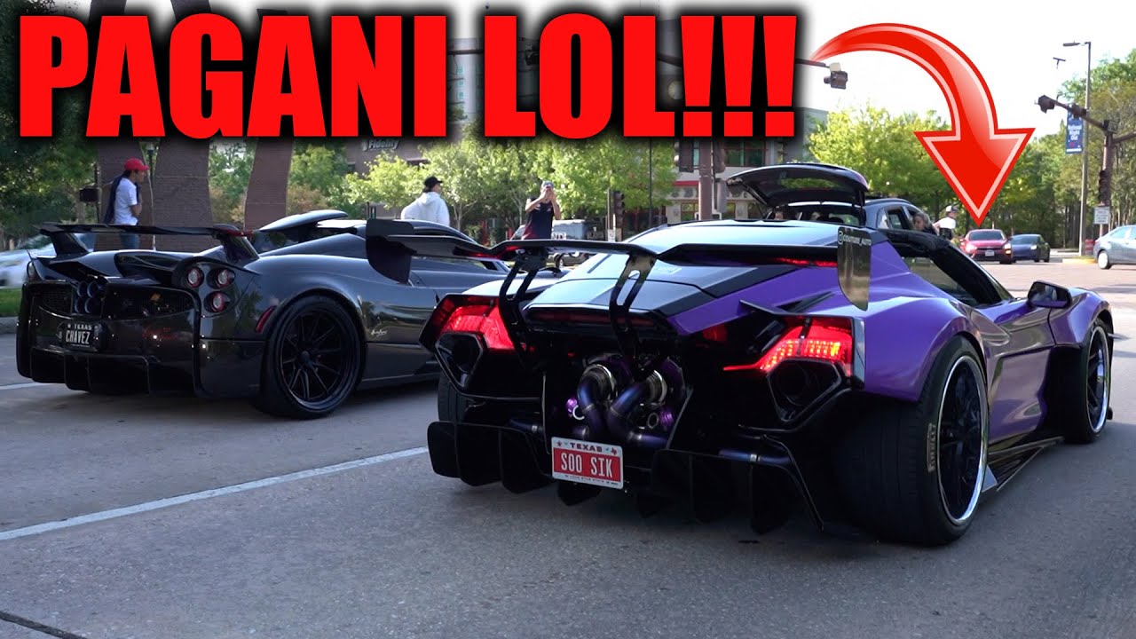 PAGANI THOUGHT HE WAS COOL...TILL THE VALARA SHOWED UP!!!