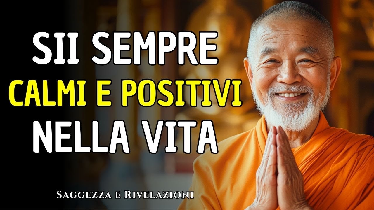 SII SEMPRE CALMO E POSITIVO NELLA VITA Con Queste 8 Lezioni Buddiste | Saggezza Buddista
