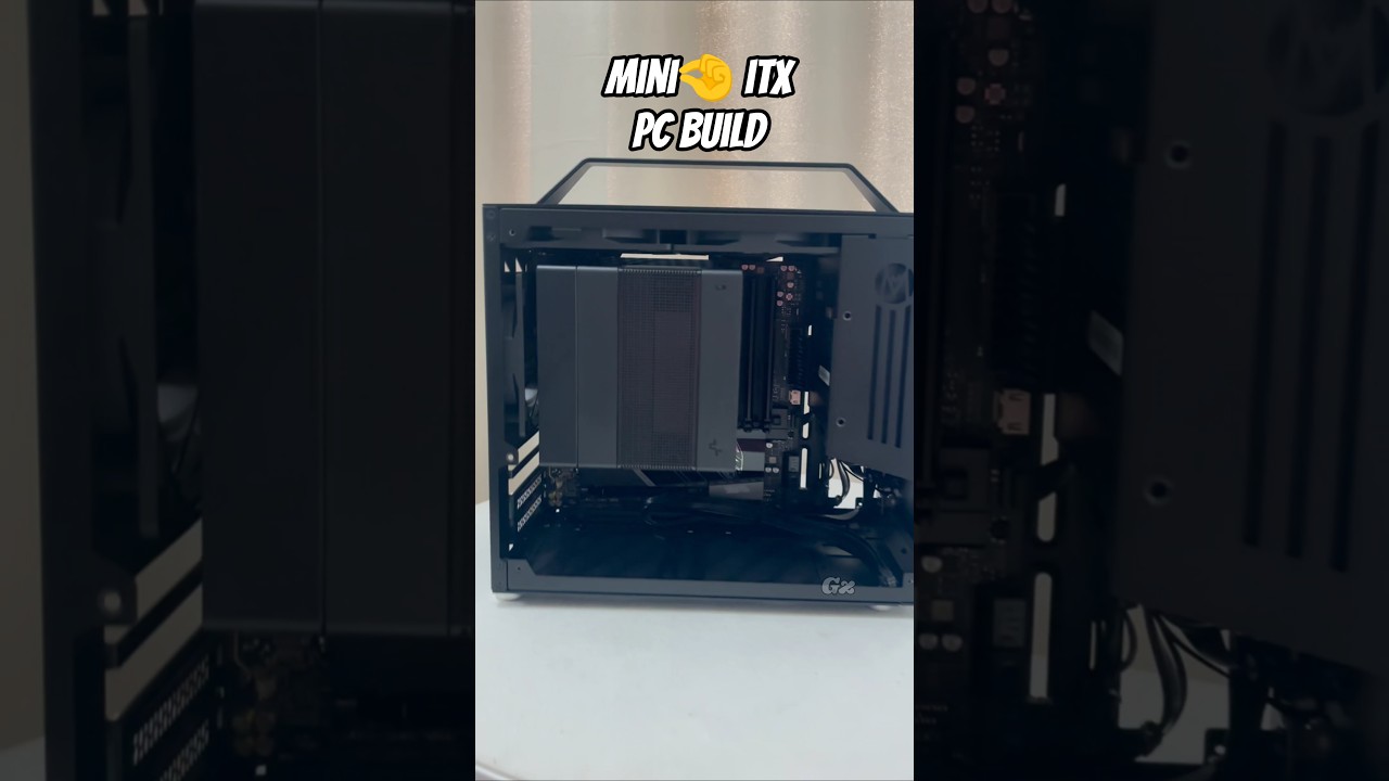 BUDGET 🤏 MINI ITX GAMING PC BUILD🔥 RYZEN 7 9800X3D & RTX💥 #pcbuild #gaming #shorts #miniitx