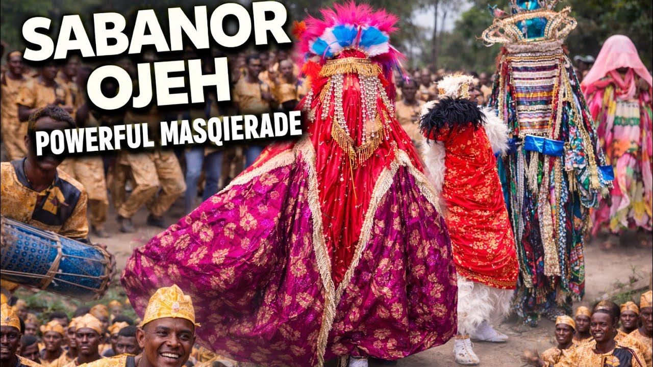 Sabanor Ojeh Society of Bailor | Powerful Masquerades Opening in Sierra Leone 🇸🇱