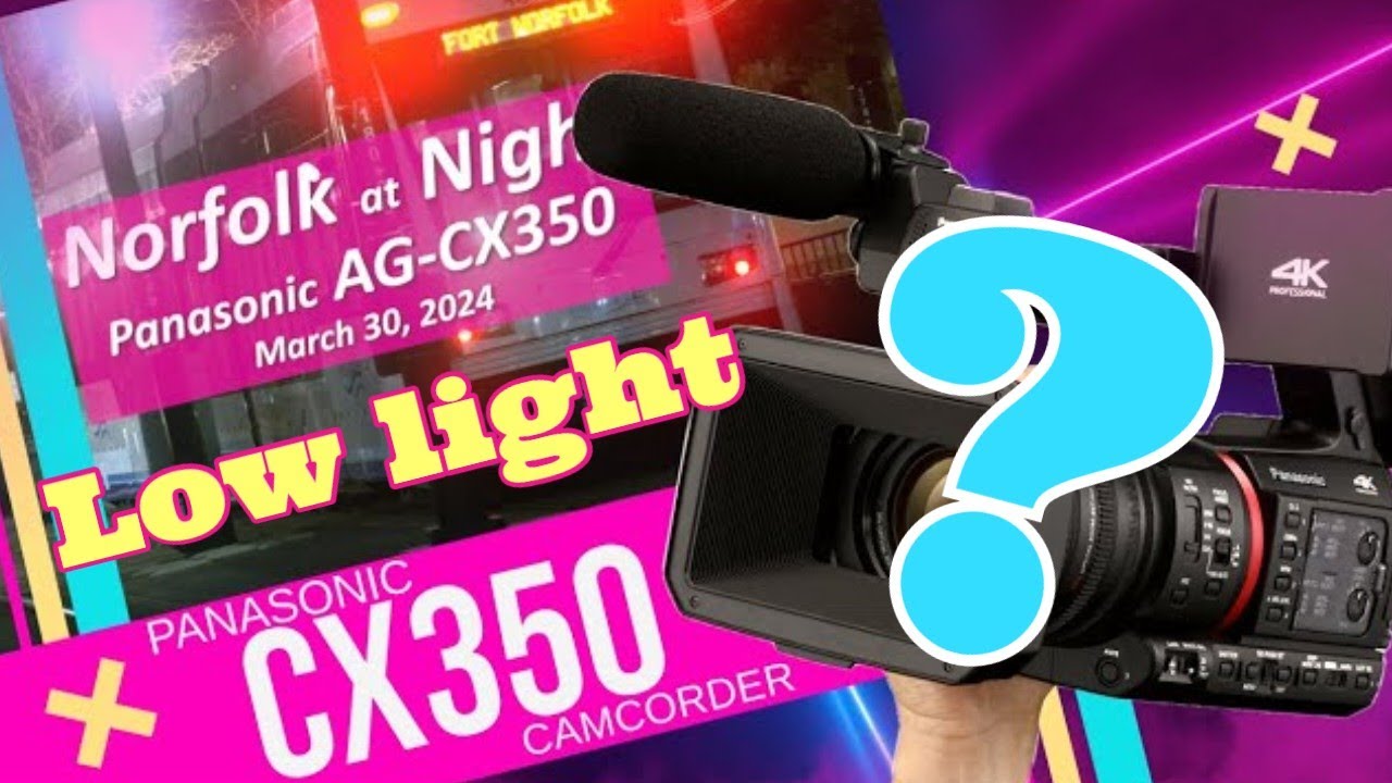 Do Camcorders Suck in Lowlight? Panasonic CX350 at night in Norfolk, VA.