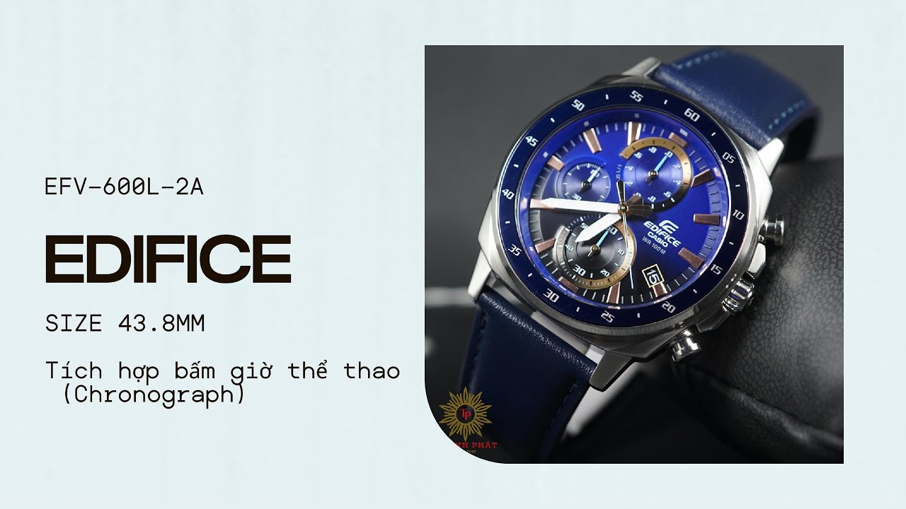EDIFICE EFV-600L-2AVUDF 44mm | Đồng Hồ Thịnh Phát #dongho #edifice #donghothinhphat #casio
