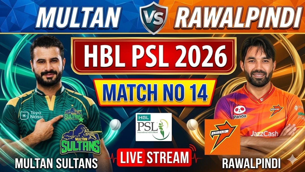 Multan Sultans vs Rawalpindi Pindiz live Match 14  PSL 2026 #PSL2026 #MultanSultansvsRawalpindiPindz