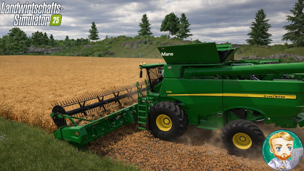 LS25  #24 Gerstenernte und neue Pläne für den Hof LANDWIRTSCHAFTS SIMULATOR 25