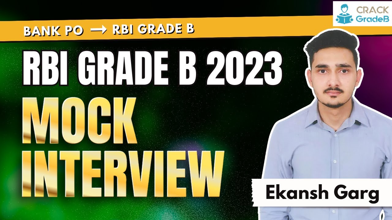 Ekansh Garg RBI Grade B 2023 toppers: RBI Success Story