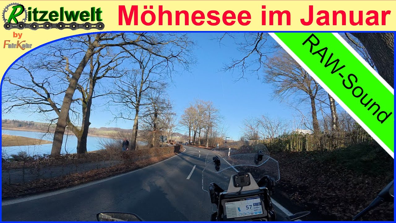 Ausfahrt im Januar mit der Africa Twin