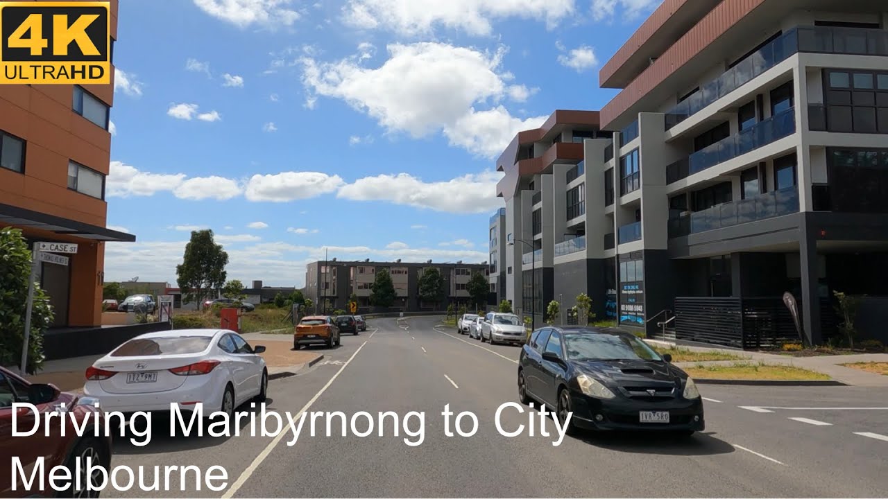 Driving Maribyrnong to City | Melbourne Australia | 4K UHD