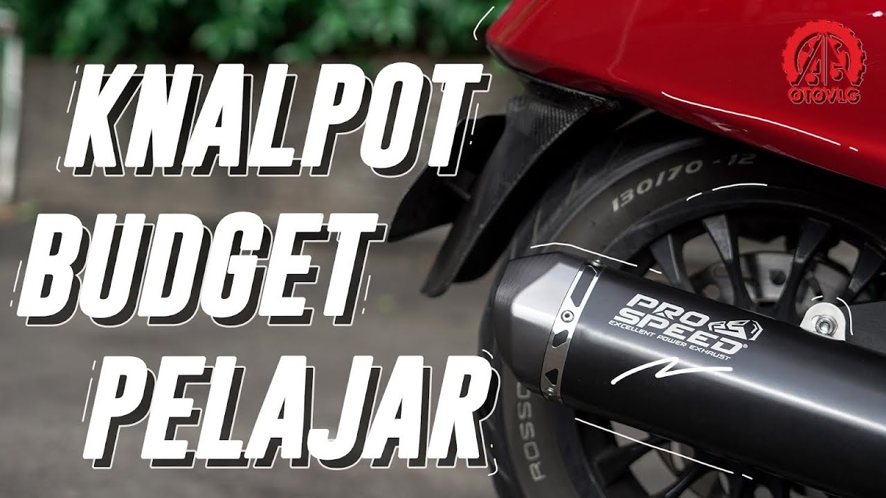 Ganti Knalpot Racing Super Adem Vespa Matic ! Masih Budget Pelajar !