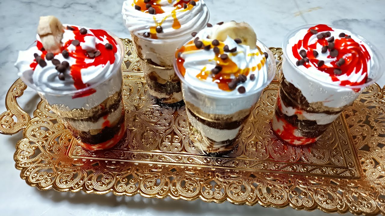 امباسادور/ تحلية الكؤوس 🍧اقتصادية سهلة 👍احس من المحلات 👍👍
