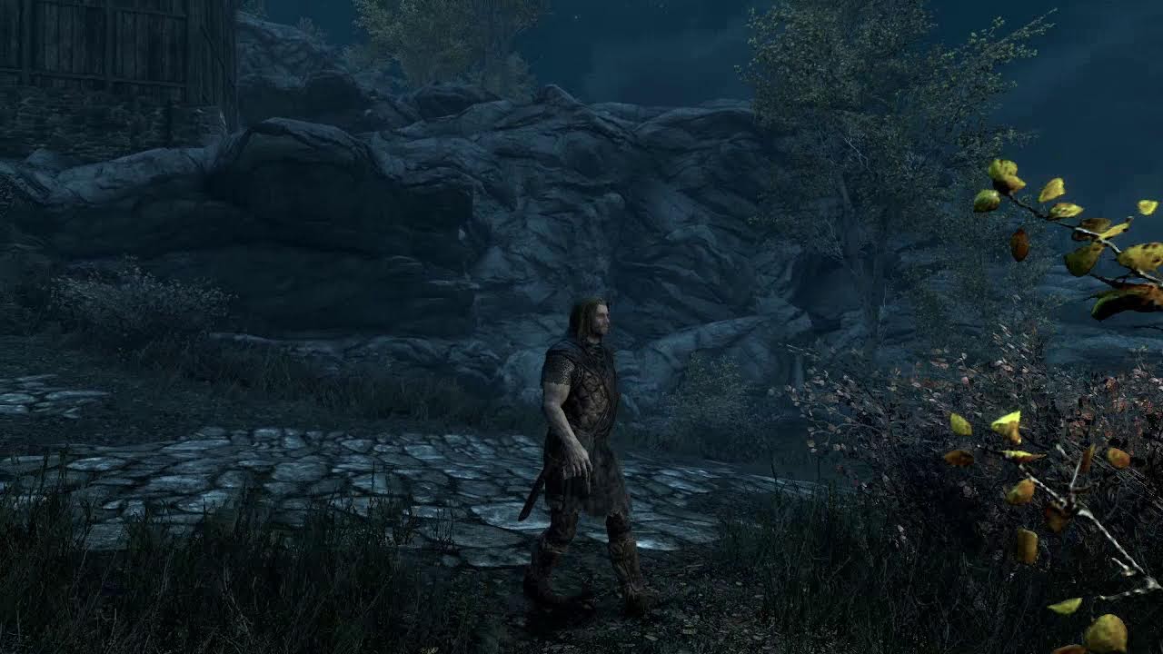 ASMR Skyrim | Running from a dragon with Cicero