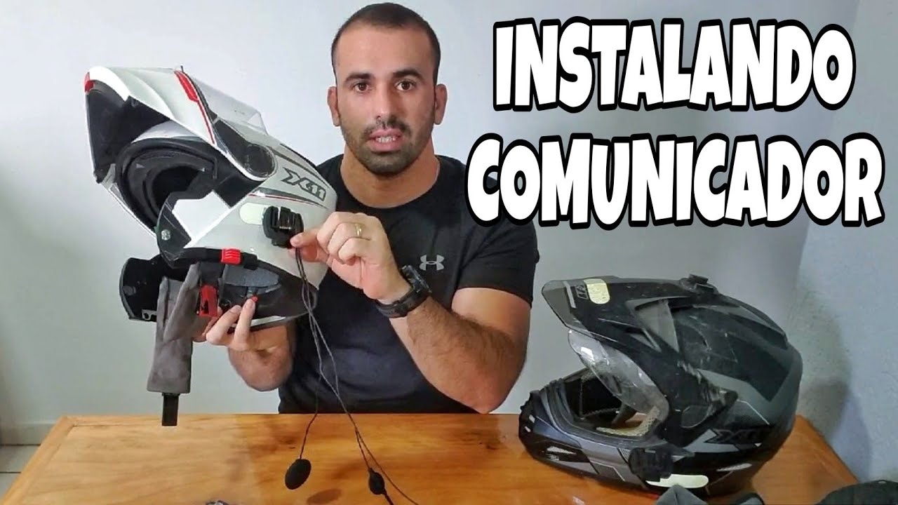 INSTALAÇÃO DO COMUNICADOR NOS CAPACETES (COMPLETO) - CASAL GSA