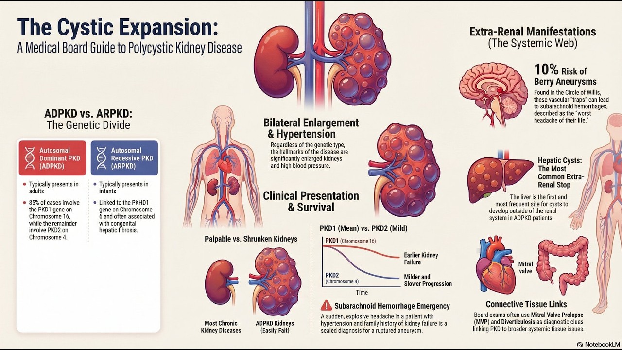 Cystic Kidney Diseases for USMLE (Step 2) | ADPKD Mastery 📜