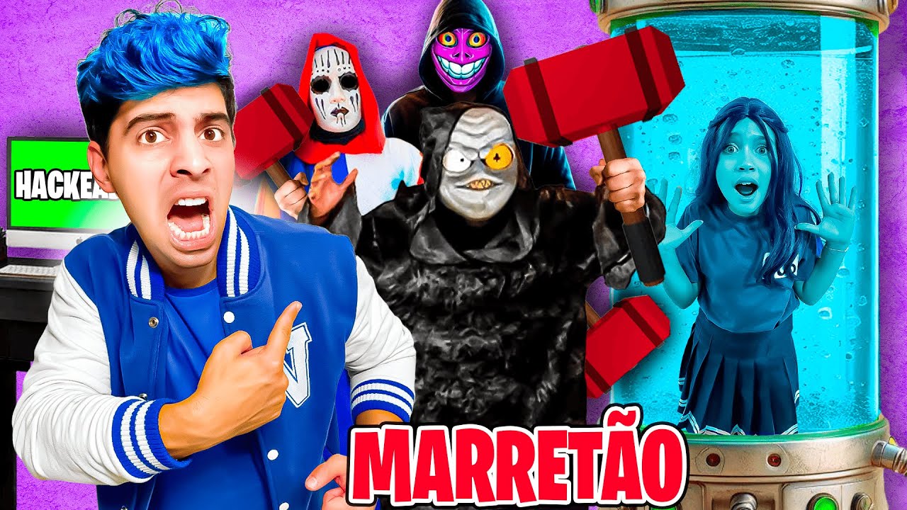 TENTAMOS ESCAPAR DA FERA DO MARRETÃO E OS PIORES VILÕES NOS ATACOU!! (MARRETÃO ROBLOX)
