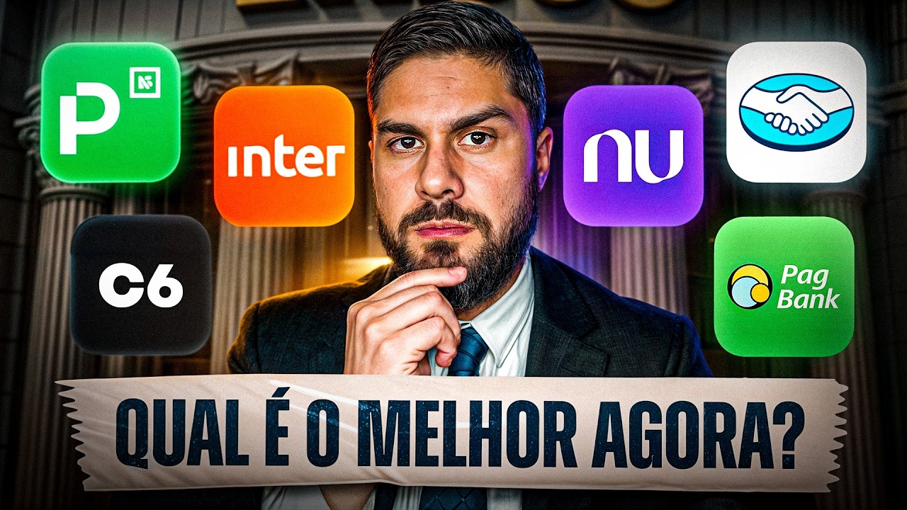 Qual o MELHOR BANCO DIGITAL do Brasil? (Ranking Atualizado Junho 2025!)