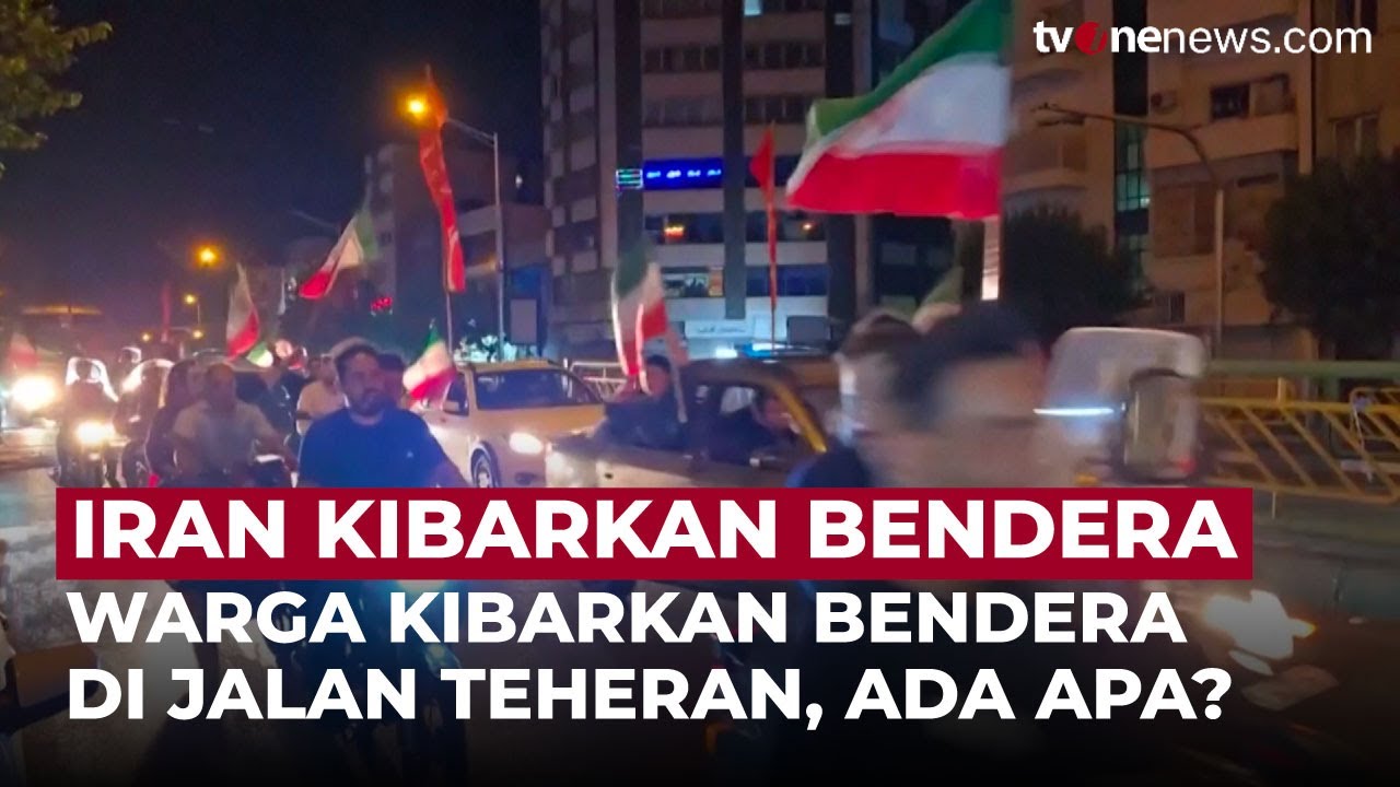 Semakin Memanas! Warga Iran Padati Jalanan Teheran Sambil Kibarkan Bendera | OneNews Update