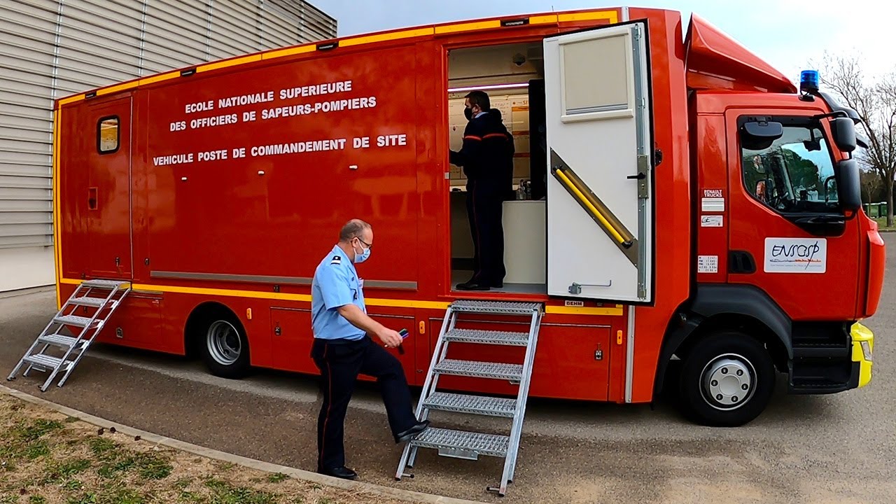 ENSOSP - Nouveaux véhicules poste de commandement – Des formations au plus près du terrain