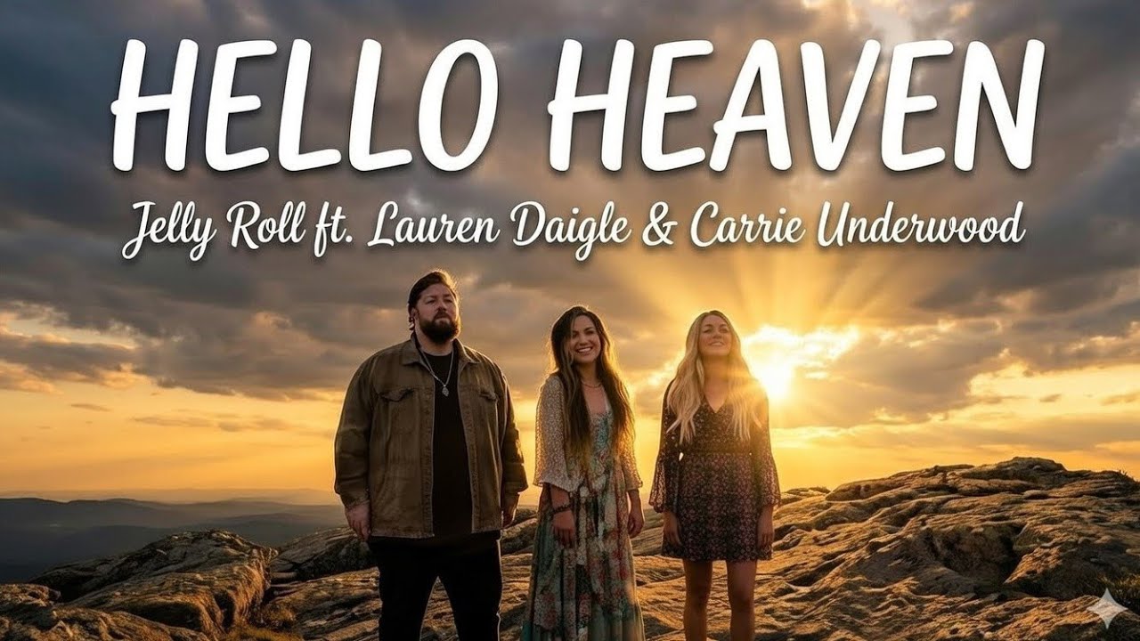 Jelly Roll ft Lauren Daigle & Carrier Underwood - Hello Heaven | 2026 Music Video 