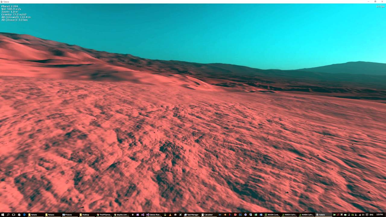 Planetary landing - Galaxia engine demo 04/16